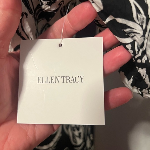 Ellen Tracy Puffy Sleeve Maxi Dress NWT - Picture 8 of 13